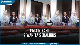 Viral Pria Nikahi 2 Wanita Sekaligus Disaksikan Warga