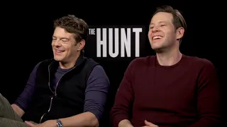 The Hunt: Ike Barinholtz & Jason Blum Official Movie Interview | ScreenSlam