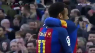 Lionel Messi Free Kick vs Ath. Bilbao 04-02-2017