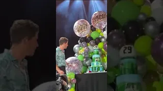 Nick Jonas Birthday Celebration At Jonas Brothers Concert | #shorts #shortvideo