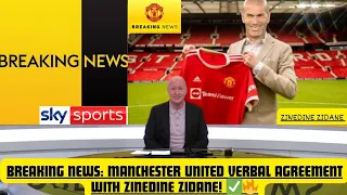 BREAKING NEWS: ZINEDINE ZIDANE JOINS MANCHESTER UNITED! PERSONAL TERMS AGREED! 🔥✅ #MUFC