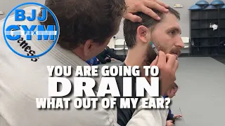 BJJ Gym Fix - Draining Chase's Cauliflower Ear #1