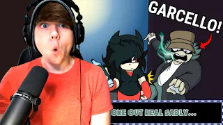 Garcello WITH LYRICS By RecD - Friday Night Funkin' THE MUSICAL (Lyrical Cover) @recorderdude REACTION!