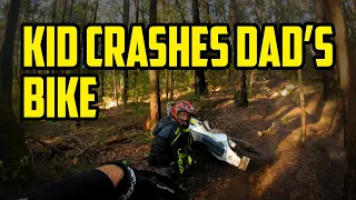 Beginner's Ride in Ourimbah on a Husqvarna TE300i // Enduro Riding Central Coast