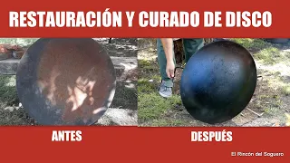 Restauración y curado de disco de arado "El Rincón del Soguero"
