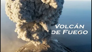 Volcan de Fuego - INSANE Drone Footage of HUGE Eruption