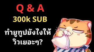 พี่จะเลิกทำยูทูปไหม?  - ตอบคำถาม Q & A สามแสนซับ