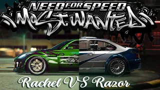 NFS MW REMASTERED 2022 Rachel VS Razor (4K 60FPS)