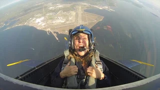 Judy McLane Blue Angels VIP Ride