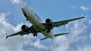 VARIOS BOEING 737 MAX 8 DE ARAJET Y OTROS EN OPERACIÓN | Aviones aterrizando | #boeing #737max