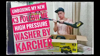 Unboxing my new K3 Follow Me by Karcher ( tagalog)
