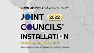 Lions District 4-C4 Joint Councils' Installation (2022)