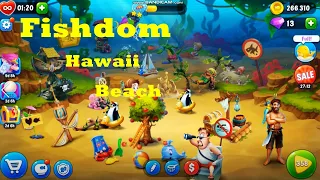 Fishdom Beach and Hawaii Aquarium Decoration HD - 3 stars | walkthrough | gameplay | ios | android