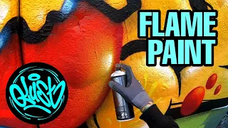 GRAFFITI 🔥 TESTING FLAME PAINT SPRAYCANS 🔥