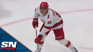 Teuvo Teravainen Scores His First Of The Playoffs To Equalize vs. Panthers