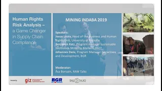 Human Rights and Mineral Supply Chains | Mining Indaba 2019