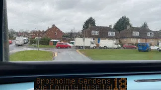 Route 18: Lincoln Central to Broxholme Gardens (Commentary)