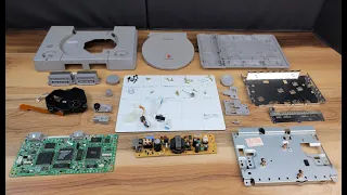 Original Sony PlayStation Console - Disassembly, Cleaning, Stuck Disc Door Repair Model# SCPH-9001