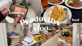 productive vlog 🥐🧸🤎 : cleaning, unboxing, foods, cafe (ft. ACEFAST T8)  ‧₊˚🖇️✩ ₊˚📦⊹♡