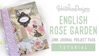 English Rose Garden Lapbook Tutorial | Junk Journal