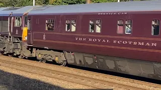 The Belmond Royal Scotsman passing through Durham 02/10/22 1Z87 1648 Darlington to Newcastle