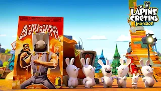 Cinécrétin | Les Lapins Crétins Invasion | Animaj Kids