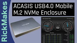 ACASIS USB4.0 Mobile M.2 NVMe Enclosure