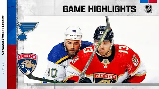 Blues @ Panthers 12/4/21 | NHL Highlights