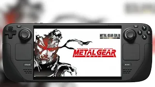 METAL GEAR SOLID - Master Collection Vol. 1 | Gameplay auf dem Steam Deck