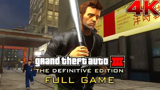 GTA 3 DEFINITIVE EDITION FULL GAME ALL MISSIONS (4K 60FPS REMASTERED) Gameplay Walkthrough