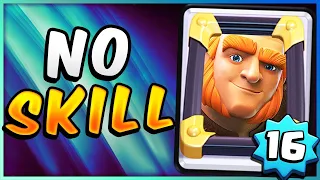 LEVEL 16 GIANT DESTROYS CLASH ROYALE ⚠️