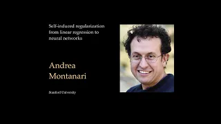 SNAPP Seminar  ||  Andrea Montanari (Stanford University) ||  August 10, 2020