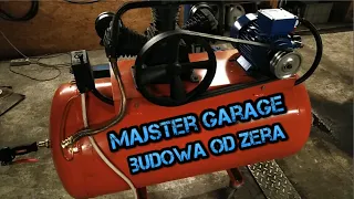 budowa sprężarki kompresora diy 200l