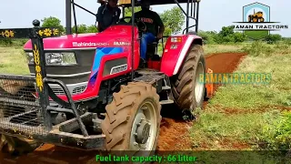 Mahindra Arjun novo 605 di and shakthimaan rotavator running performance