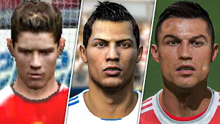 Cristiano Ronaldo in every FIFA game (FIFA 04 - FIFA 22)