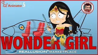 Wonder Girl for Cartoon Animator