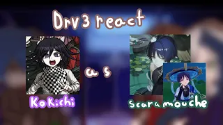 Drv3 react to Kokichi as Scaramouche //my au//credits in the video//drvxgenshin//pt.2?