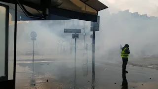 Протесты жёлтых жилетов в Париже / 'Yellow vests' protest in Paris, France (08.12.2018)