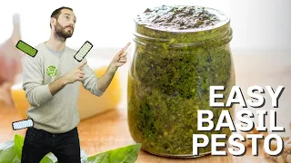 Easy Basil Pesto | Hurry The Food Up