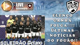 LIVE ALVINEGRA RAIZ  JOGADORES TERÃO FOLGA/ ÚLTIMAS NOTÍCIAS DO GLORIOSO!!