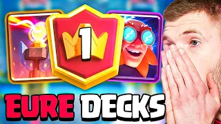 😨🥇Mit EUREN DECKS auf PLATZ 1 DER WELT? | Wie könnt ihr mir DAS antun?! | Clash Royale Deutsch