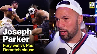 Joseph Parker Reacts To Tommy Fury Victory vs Jake Paul, Talks Rematch