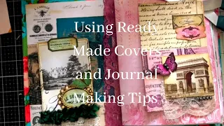 How to Use Ready Made Junk Journal Covers - Junk Journal Tips