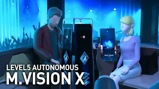 [M.Vision X] Thing you can enjoy inside a fully Autonomous Mobility