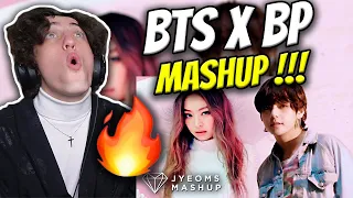 BLACKPINK & BTS - DDU-DU DDU-DU X FAKE LOVE (MASHUP) 🔥 REACTION !!!