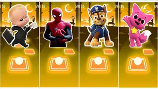 The Boss Baby 🆚 Spider Man 🆚 PAW Patroll 🆚 Pinkfong 🆚 Who Will Win?