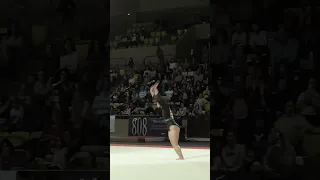 Katelyn Ohashi Monaco floor routine Princess Grace International Gymnastics Gala dark grey #shorts 3