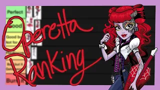 Ranking Every Monster High Operetta Doll!