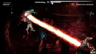 Mortal Kombat X Corrupted Shinnok X-Ray on Tremor All Variations