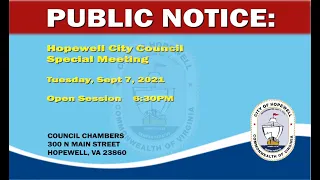 City Council Meeting 7 Sept 2021